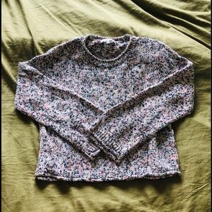 Madewell Brownstone Flecked Pullover Sweater